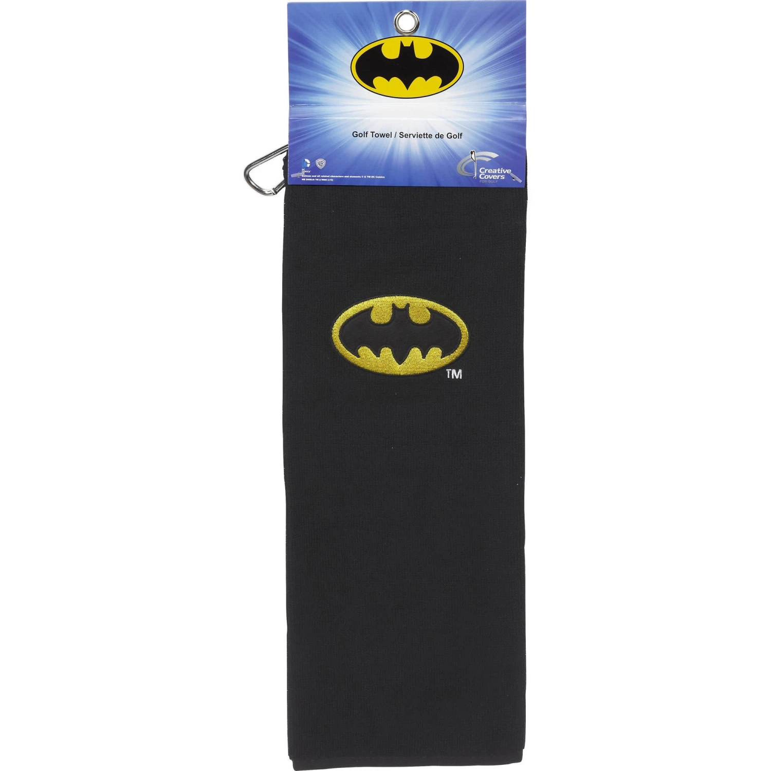 Creative Covers DC Comic Heroes Golf Towel Creative Covers DC Comic Heroes Golf Towel -Ozark Golf Shop batman towel