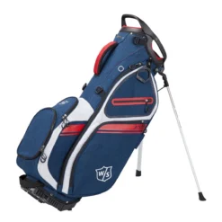 Wilson Staff EXO II Stand Carry Golf Bag -Ozark Golf Shop d43e5746ea130afbe56b432f375753c0bd81167b WGB6600NA 0 WS EXO II CARRY NA WH RD v2 INLINE