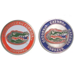 NCAA Double Sided Collegiate Golf Ball Marker Coins 13 NCAA Double Sided Collegiate Golf Ball Marker Coins -Ozark Golf Shop florida
