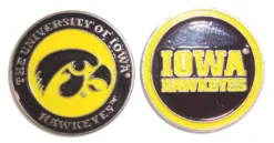 NCAA Double Sided Collegiate Golf Ball Marker Coins 5 NCAA Double Sided Collegiate Golf Ball Marker Coins -Ozark Golf Shop iowa