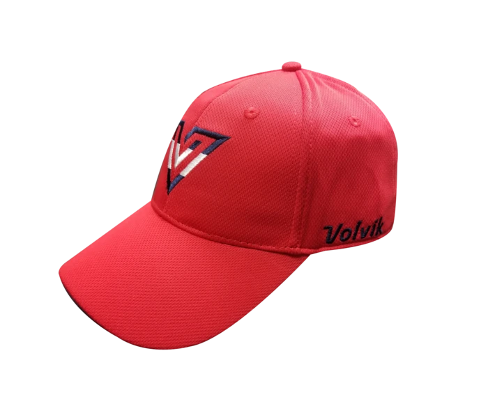Volvik Hat Golf Structured Logo Hat / Cap Volvik Hat Golf Structured Logo Hat / Cap -Ozark Golf Shop red